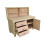 (4ft, With Back Panel) Wooden Workbench MDF  Double Shelf Tool Cabinet with Lockable Cupboard Heavy-duty Work Table 2