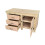 (6ft, Without Back Panel) Wooden Workbench MDF  Double Shelf Tool Cabinet with Lockable Cupboard Heavy-duty Work Table 4