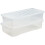 Wham Large Clear Plastic Under Bed Storage Box Clear Stackable Containers 42 Litre 3