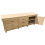 (7ft, Without Back Panel) Wooden Workbench MDF  Double Shelf Tool Cabinet with Lockable Cupboard Heavy-duty Work Table 4