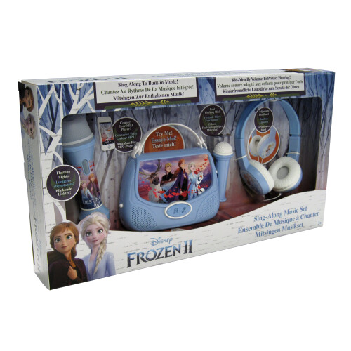 Disney frozen boombox with orders two jewelry box with a microphone