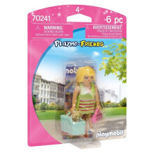 PLAYMOBIL - Vida en la ciudad - Amigos de Playmobil - Mujer con chihuahua - Transportable a todas partes