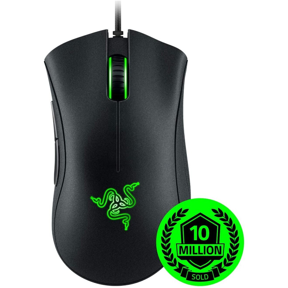 Razer DeathAdder Essential Gaming Mouse: 6400 DPI Optical Sensor