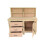 (5ft, With Back Panel) Wooden MDF Tool Cabinet Workbench with Lockable Cupboard 4
