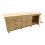 (7ft, Without Back Panel) Wooden MDF Tool Cabinet Workbench with Lockable Cupboard 6