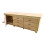 (7ft, Without Back Panel) Wooden MDF Tool Cabinet Workbench with Lockable Cupboard 4