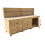 (8ft, With Back Panel) Wooden MDF Tool Cabinet Workbench with Lockable Cupboard 4