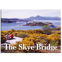 The Skye Bridge Scottish Scenic Fridge Magnet Metallic