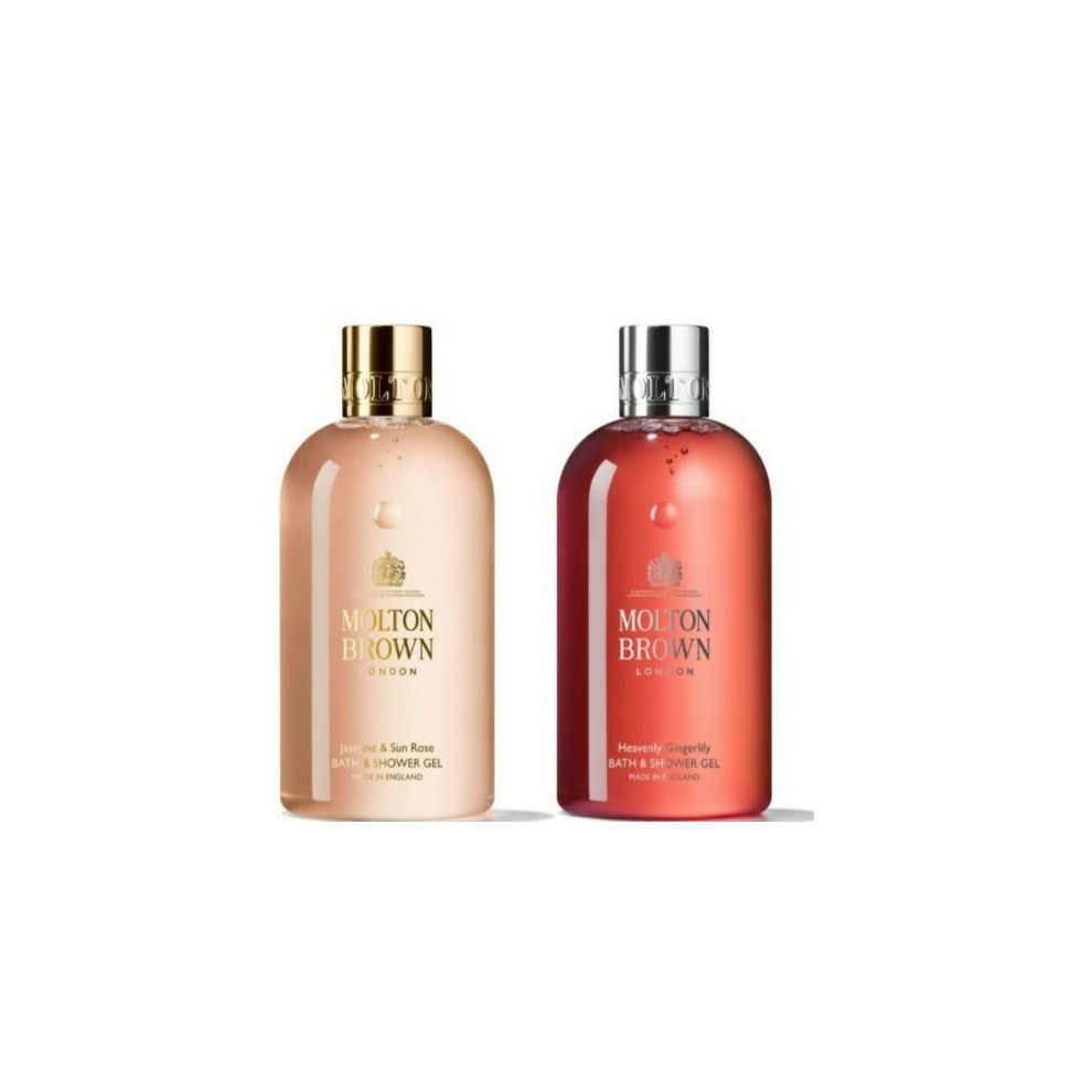 Molton Brown Jasmin Sun Rose & Gingerlily Body Wash Set 300ml