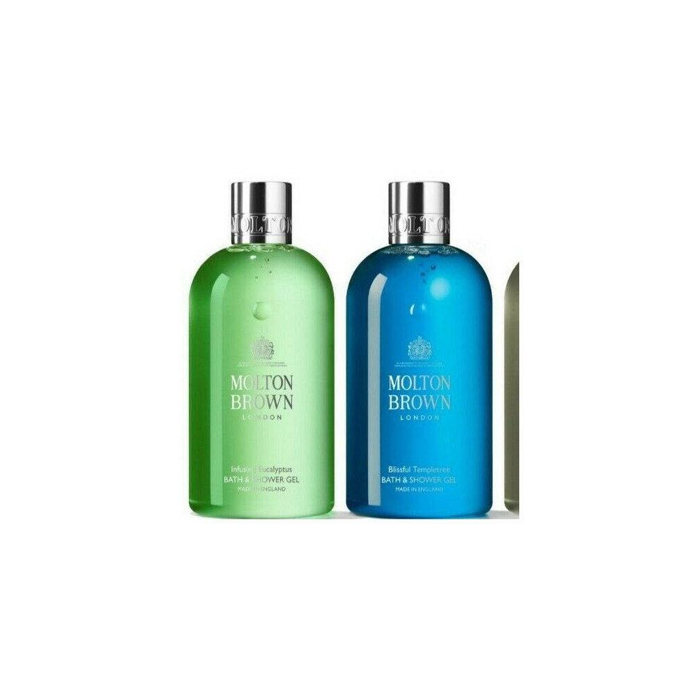 Molton Brown Infusing Eucalyptus & Templetree Body Wash Set 300ml