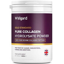 Collagen Powder, Gold Standard Bovine Collagen Peptides Powder by Wellgard - High Levels of The 8 Essential Amino Acids, Collagen Supplement, Halal