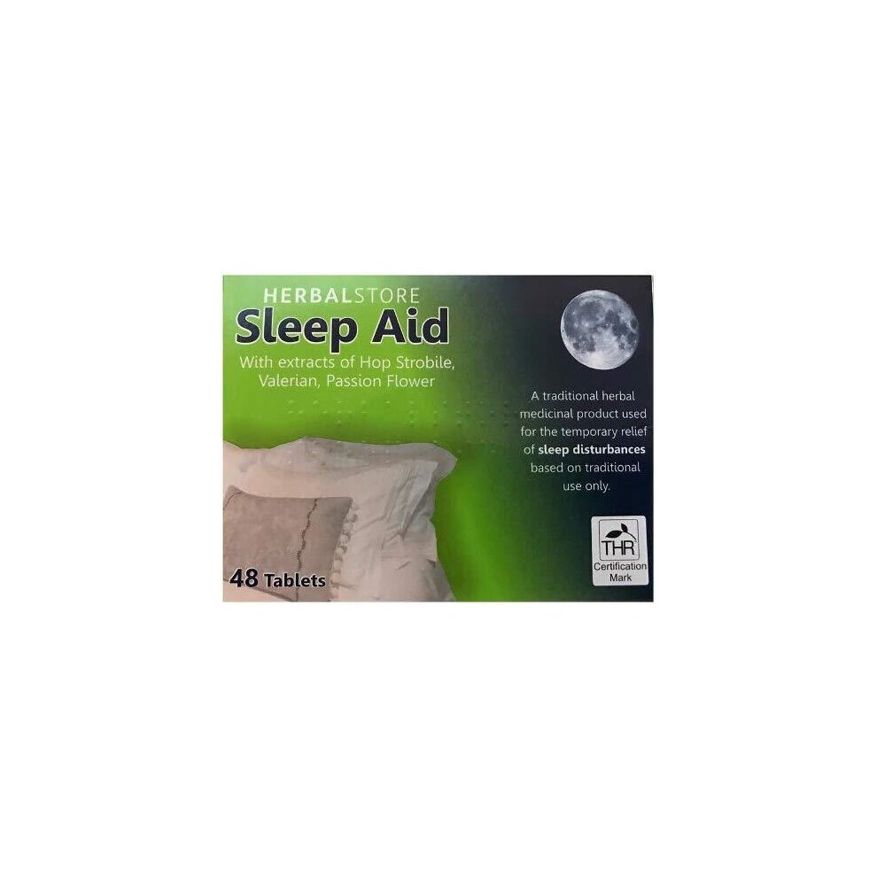 Sleep Aid Helps Sleep Insomnia Remedy 48 Tablets Sleep Disturbance Herbal Relief