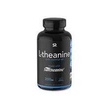 Sports Research, L-Théanine, Double Concentration, 200 mg, 60 Gélules Molles