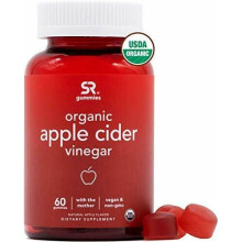 Organic Apple Cider Vinegar Gummies with the Mother 60 Gummies