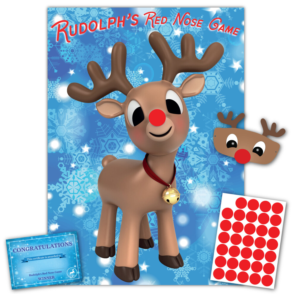 Stick The Nose On Rudolph | Christmas Game