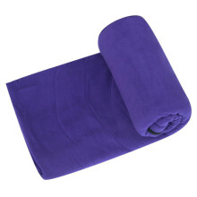 (Purple) Soft Polar Fleece Sleeping Bag Liner Blanket ZIP for Wilderness Camping Hiking