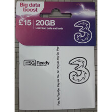 Three Network 3G/4G Pay As You Go SIM ,Brand New,TRio sim/Nano/Micro/Standard