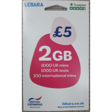 Lebara Mobile International Call- 1P Pay As You Go Micro - Trio Sim Card