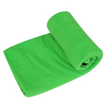 (Green) Soft Polar Fleece Sleeping Bag Liner Blanket ZIP for Wilderness Camping Hiking