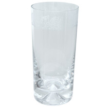 Animo Glass Welsh Dragon Sandlblast Engraved Highball