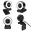360° Webcam 2K HD Built-in Adjustable Ring Light with Microphone 1