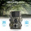 Παγίδα κάμερας άγριας ζωής 12MP 1080P κυνήγι Game Cam PIR νυχτερινή όραση 4