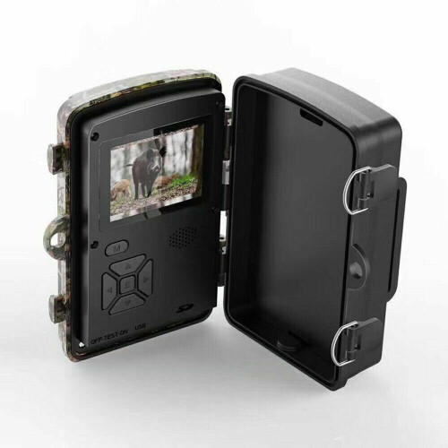 Παγίδα κάμερας άγριας ζωής 12MP 1080P κυνήγι Game Cam PIR νυχτερινή όραση 2