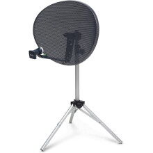(ZONE 2, QUAD) Viewi Mini Dish Kit for Sky HD/Freesat/Hotbird/Polesat Satelite dish Quad LNB Kit for Camping, Carvan or holiday home