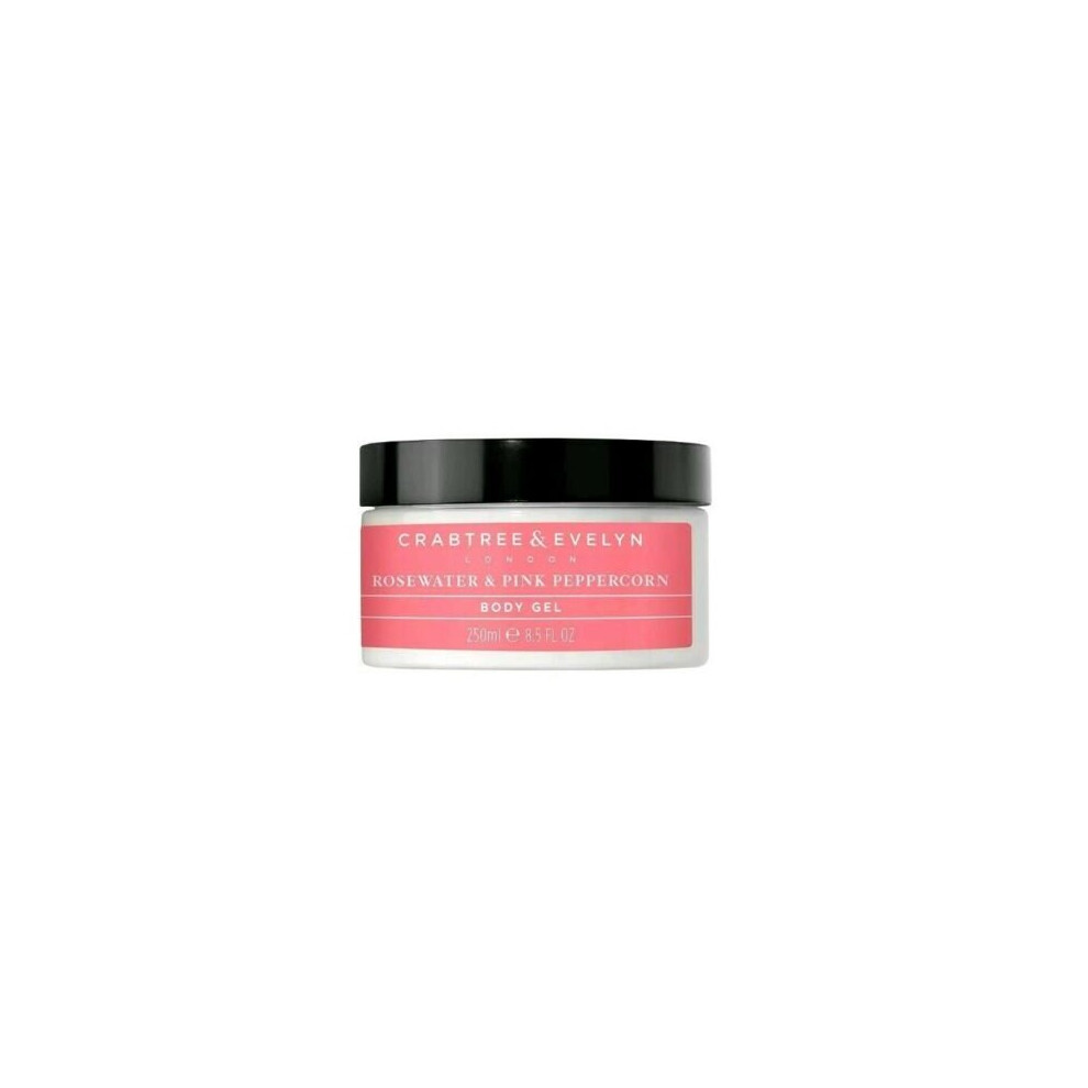 Crabtree & Evelyn Rosewater & Peppercorn Hydrating Body Gel 250Ml Pink