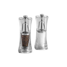 Cole & Mason Small Clear Crystal Precision+ Salt & Pepper Mill Gift