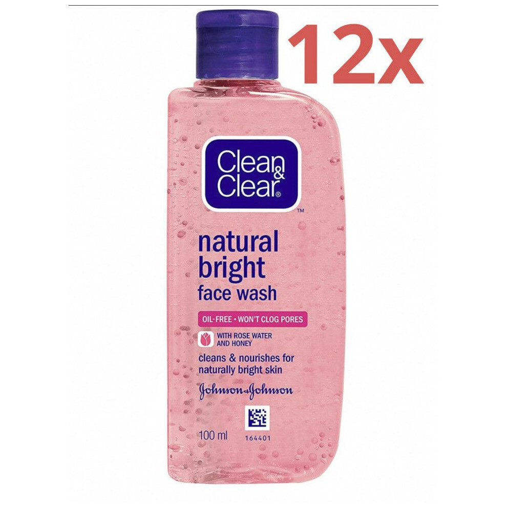 12X Johnson Clean Clear Gentle Daily Face Wash Rose Water & Honey Bbe July 2020