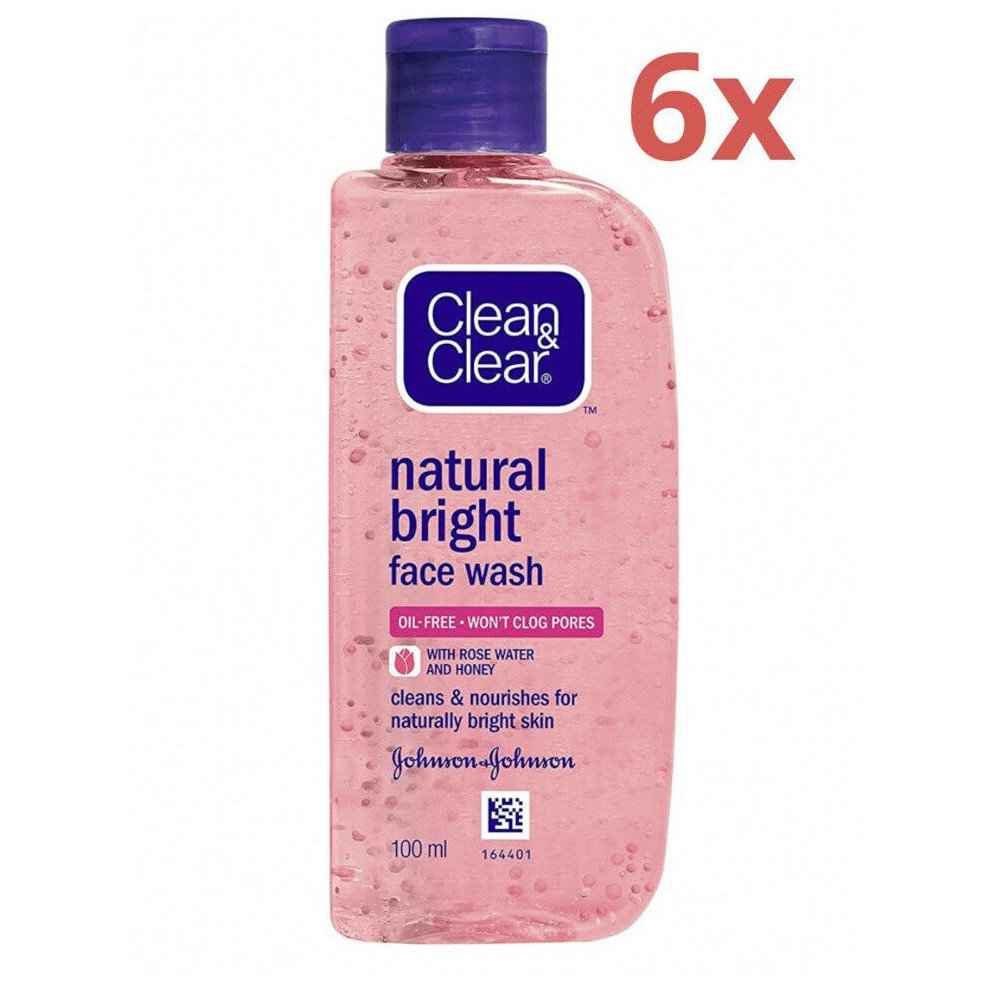 6X Johnson Clean Clear Gentle Daily Face Wash Rose Water & Honey Bbe July 2020