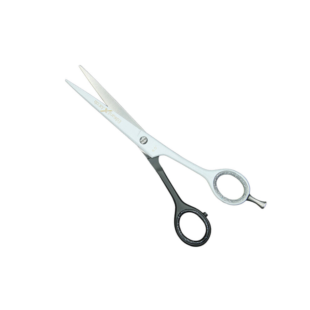 Edward X Jacob Black/White Exj - Hairdressing Grooming Hair Cutting Styling Barbers Scissors & Shears - & - 6.5"