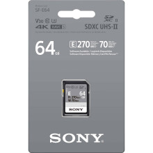 Sony 64GB E Series SDXC Card UHS-II 270MB/s