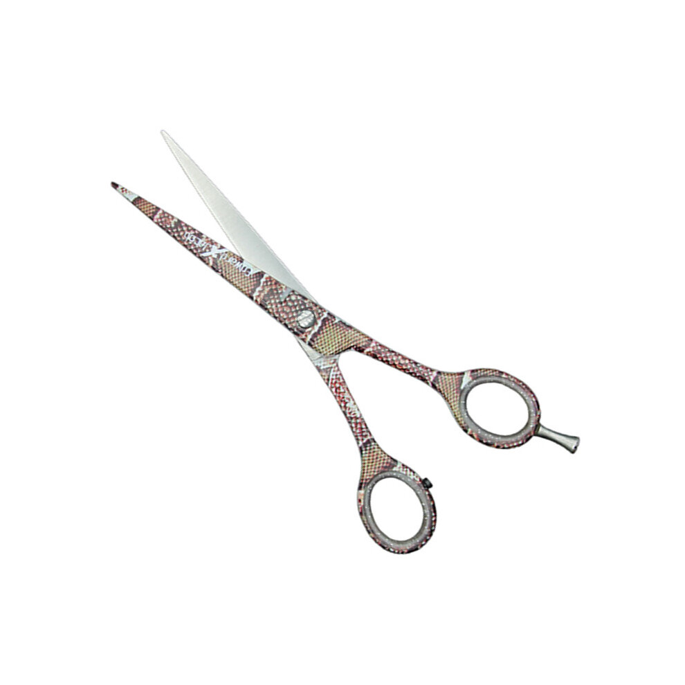 Edward X Jacob Brown Exj - Hairdressing Grooming Hair Cutting Styling Barbers Scissors & Shears - Patterned - 6.5"