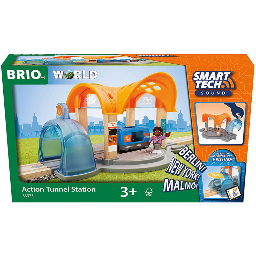 BRIO 33973 Smart Tech Sound Action Tunnel Station