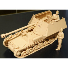 Tamiya 35370-000 1:35 Alemo Sd.Kfz.135 Marten I Tanque de caa Kit de plstico altamente modelo para montagem Rplica detalhada sem pintura marr