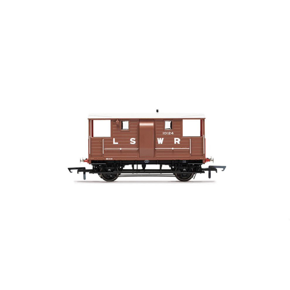 Hornby Wagon R6911B LSWR, 20T 'New Van' Goods Brake Van, 10124 - Era 2