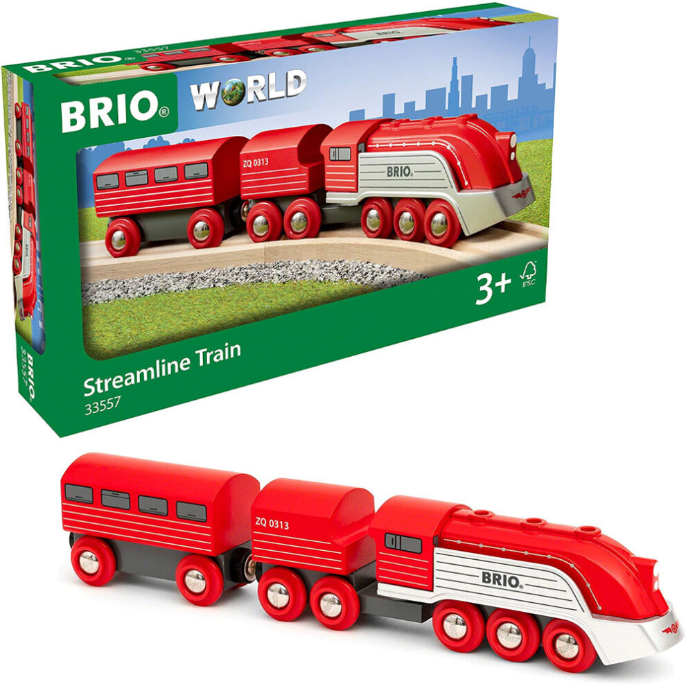 BRIO World 33557 Streamline Train For Wooden Train Set