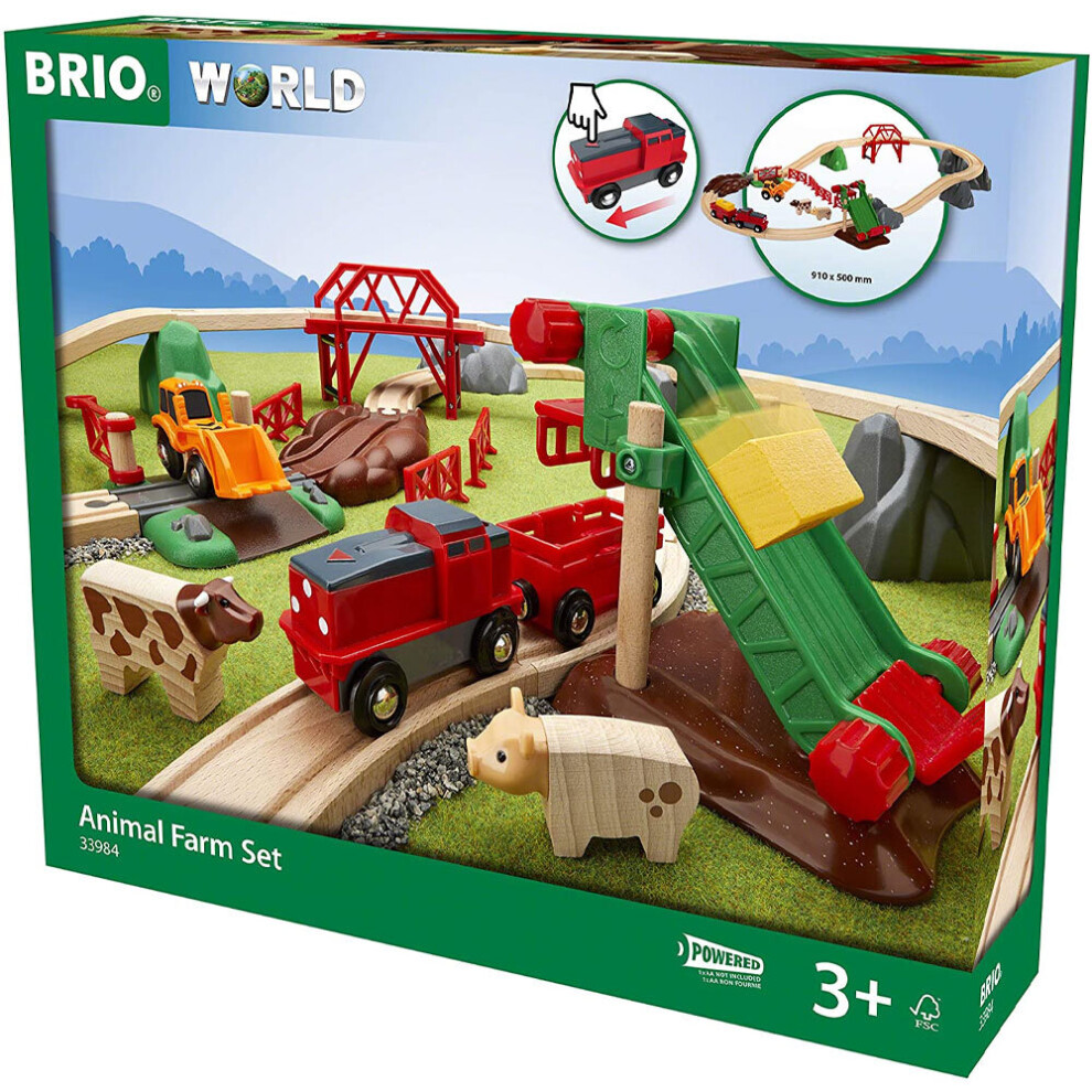 BRIO World 33984 Animal Farm Set