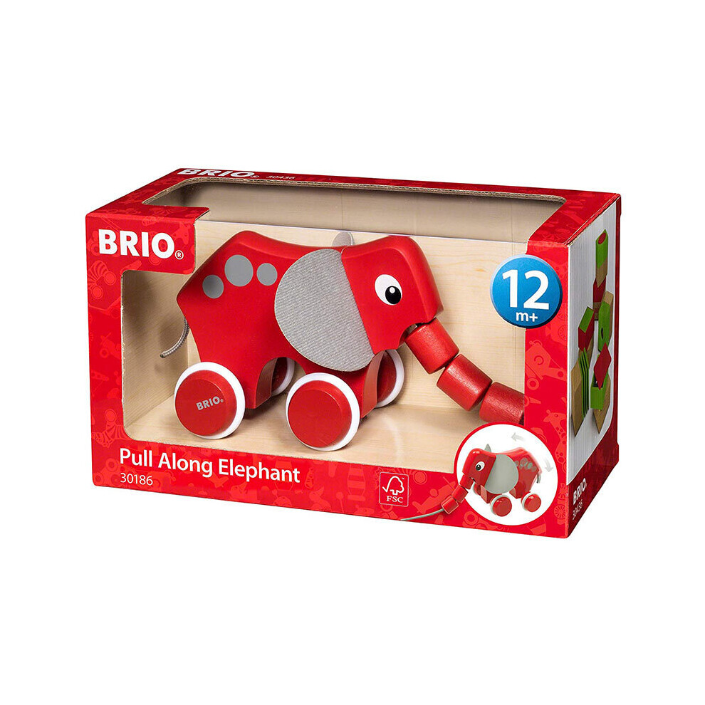 BRIO 30186 Pull Along Elephant