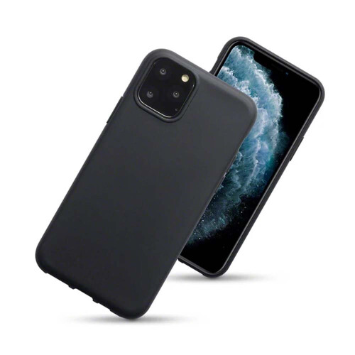 Case For Apple iPhone 11 Black Silicone Gel Cover