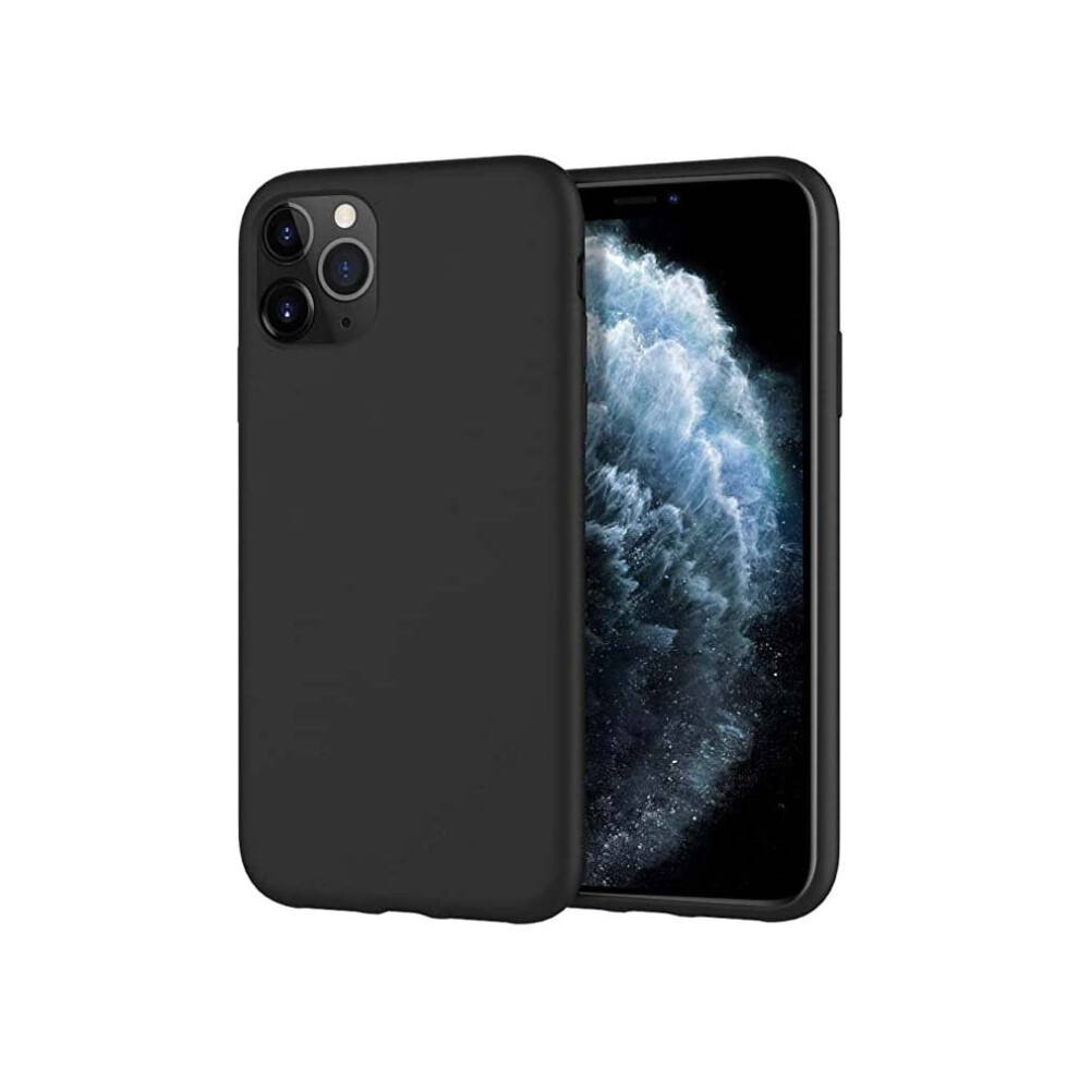 Case For Apple iPhone 11 Pro Black Silicone Gel Cover