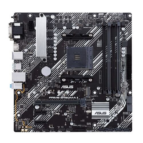 ASUS Moederbord - ASUS - PRIME B450M-A II - Socket AM4 - DDR4 SDRAM - M.2 aansluiting