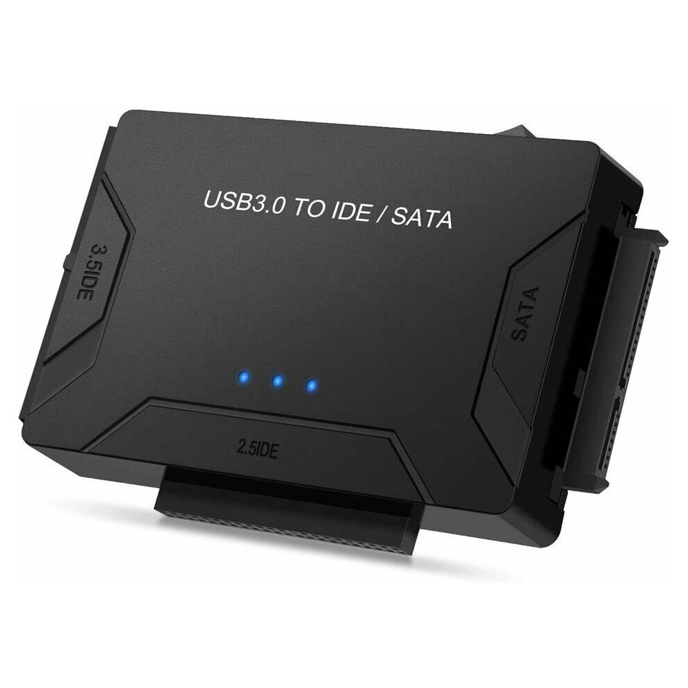 Usb 3.0 To Ide Sata Converter Cable Hard Drive Adapter Kit Black 7371875209441