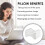 Ranpo Memory Foam Knee Pillow For Side Sleepers Orthopedic Leg Support 5