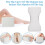 Ranpo Memory Foam Knee Pillow For Side Sleepers Orthopedic Leg Support 2