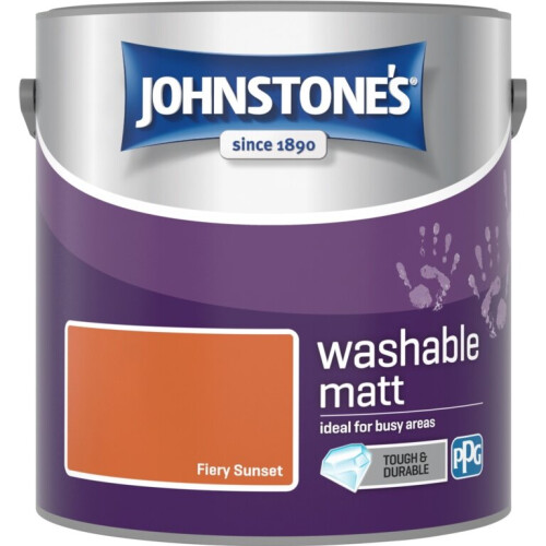 Johnstone's Johnstone's Washable Matt 2.5L Fiery Sunset