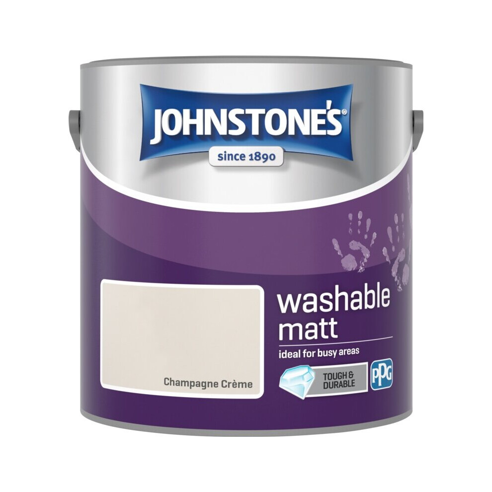 Johnstone's Washable Matt 2.5L Champagne Creme