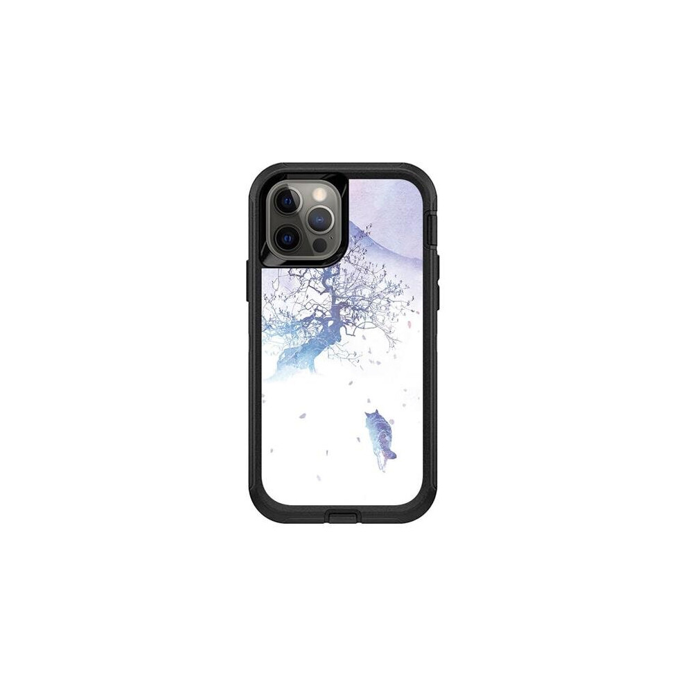 MightySkins OTDIP12-Long Way To Fuji Skin for Otterbox Defender iPhone 12 & 12 Pro - Long Way To Fuji